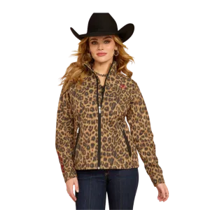 Ariat Women's New Team Softshell Print Lila Leopard Jacket