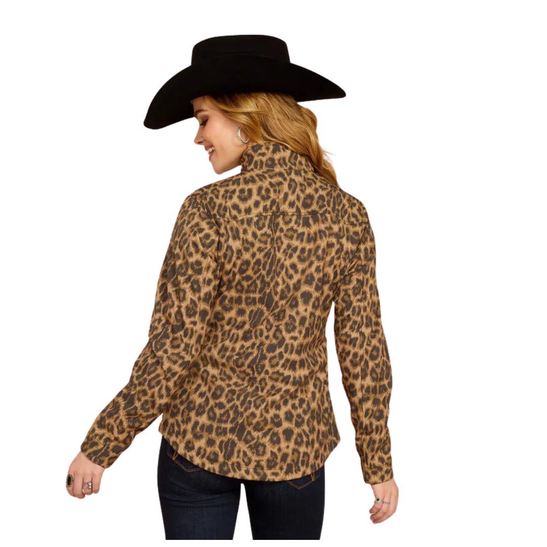 Ariat Women's New Team Softshell Print Lila Leopard Jacket