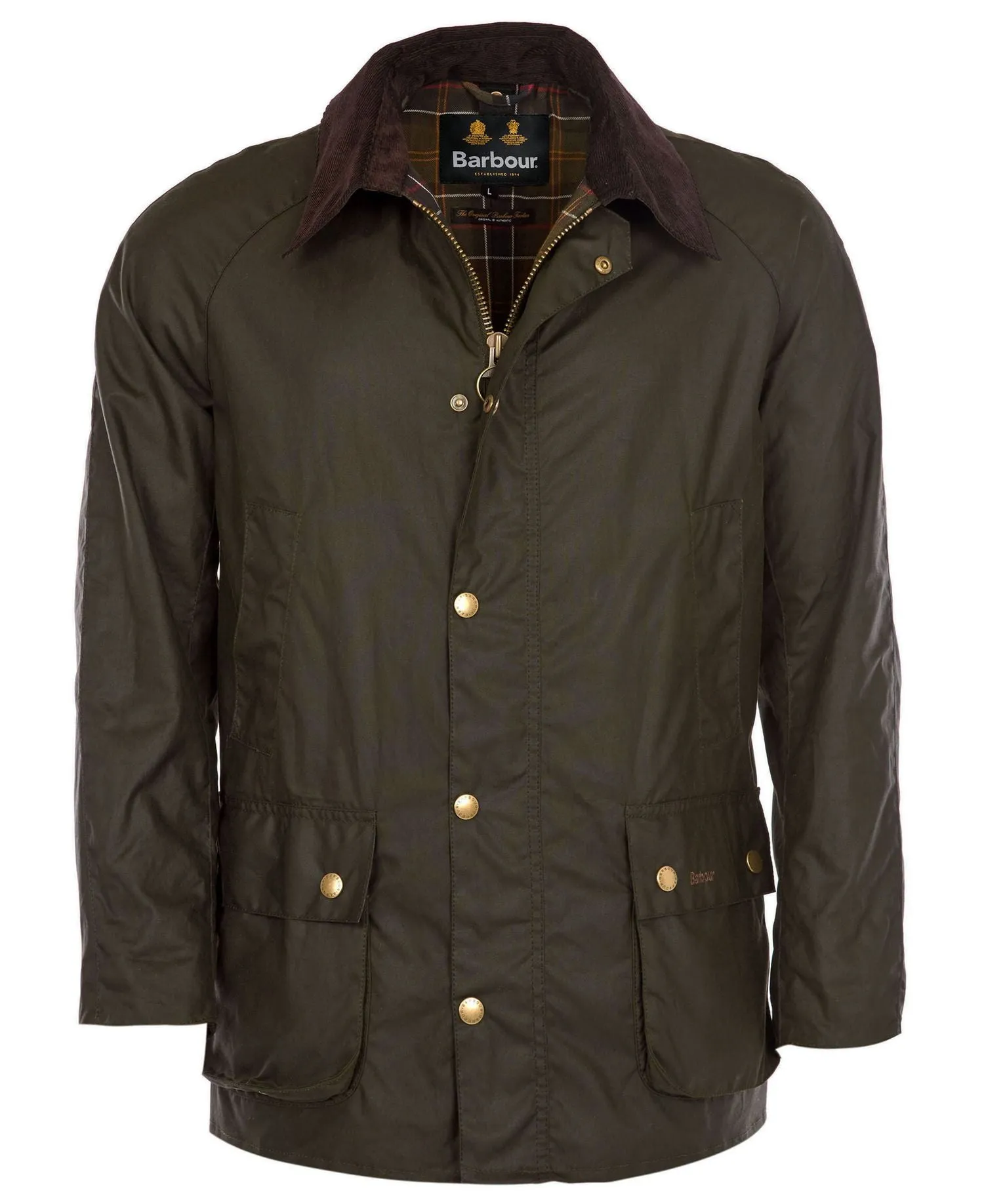 Ashby Waxed Jacket - Olive