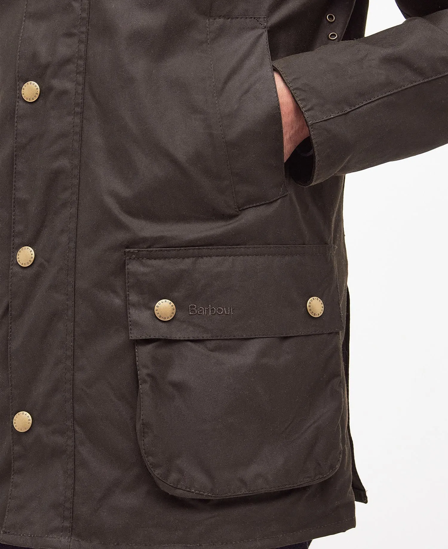 Ashby Waxed Jacket - Olive