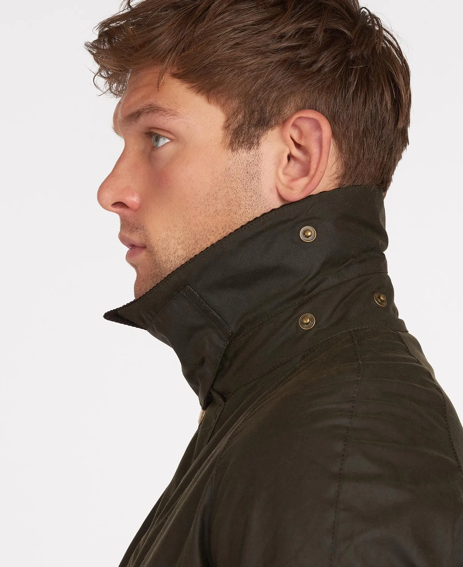 Ashby Waxed Jacket - Olive