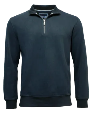 Back Bay Peached French Rib 1/4 Zip Pullover