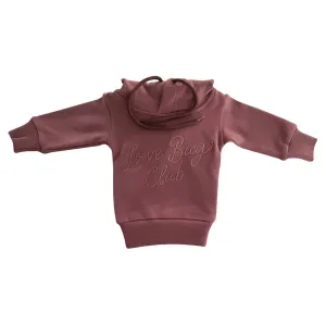 Bencer & Hazelnut Love Bug Club Script Hoodie - Plum - 00000