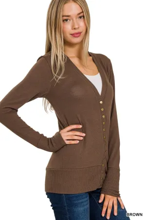 Cardigan 2039 in Brown