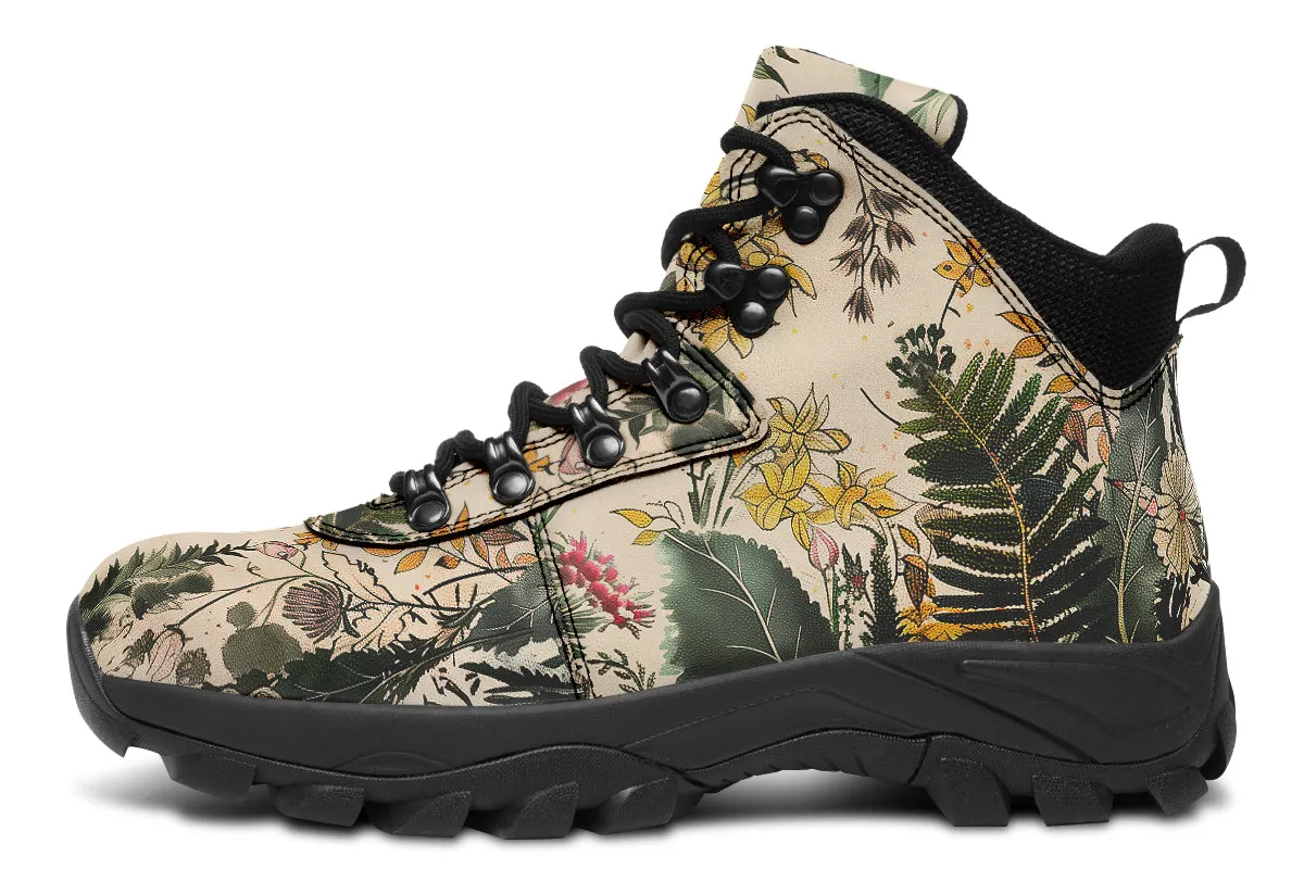 Fernwood Outdoor Boots - Water Resistant Vegan Leather Trekking Shoes with Durable Soles