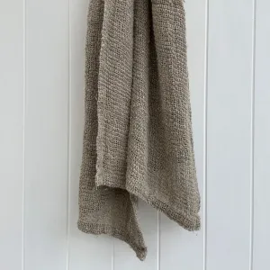 Leno Linen Scarf | Rustic Linen