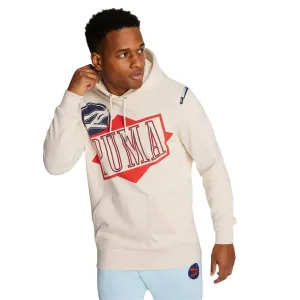 PUMA Men's Now And Then Graphic Logo Hoodie