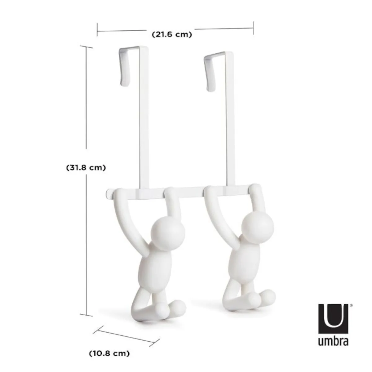 Umbra Buddy Double Hook White